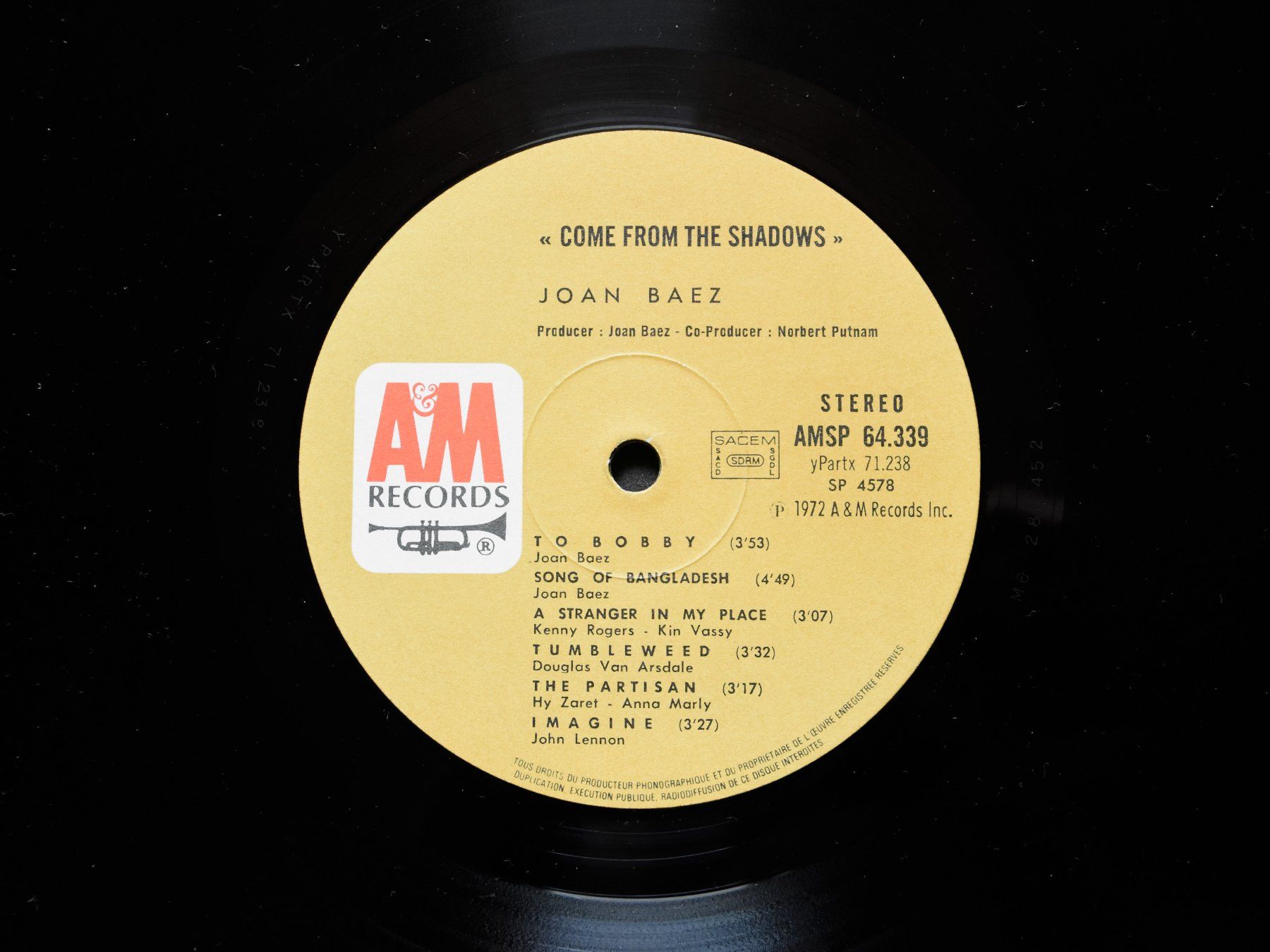 Schallplatten: Joan Baez - Come From The Shadows – Gebraucht aus Belmont-sur-Yverdon von ag97 3