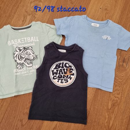 3 T-Shirts Grösse 92/98 staccato
