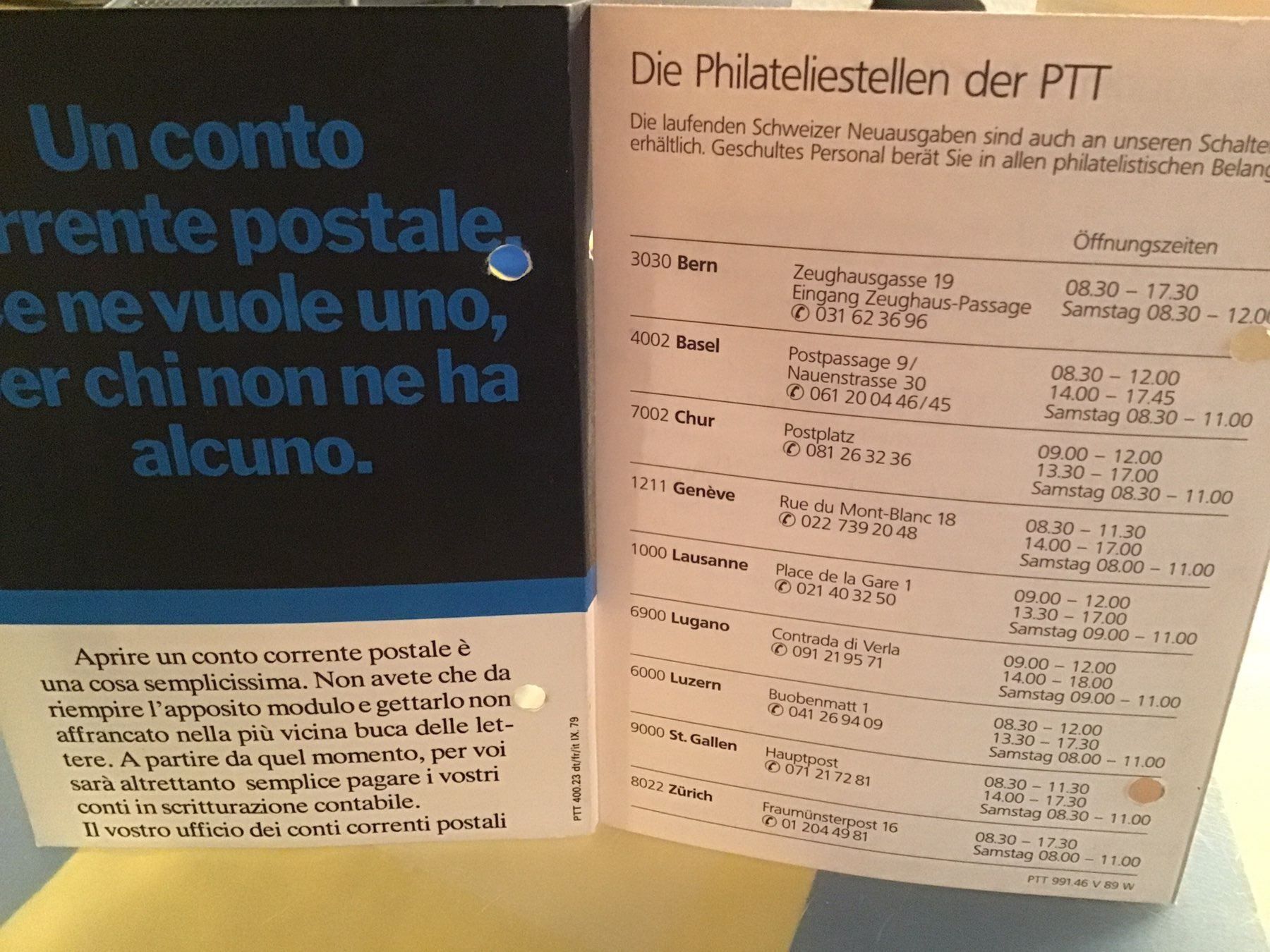 Tutti i francobolli: Briefmarken – Nuovo (secondo la descrizione) da Thierachern venduto da sweden08 4
