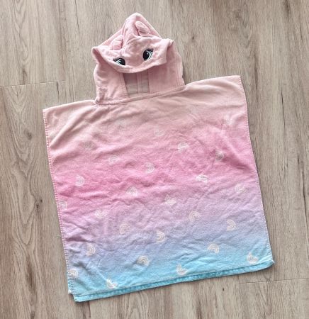 NEU 🩷 ROSA-LILA-BLAU Badeponcho Poncho