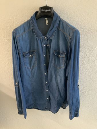 Damen Jeanshemd Chicoree Grösse XL guter Zustand