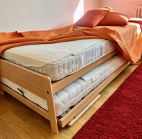 Lit gigogne avec deux matelas