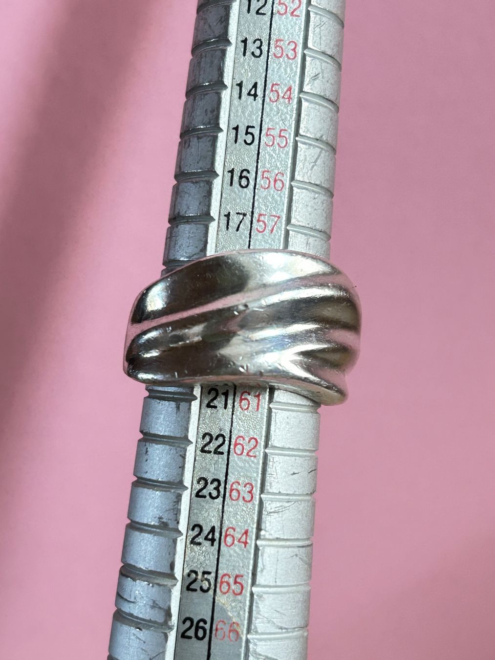 Anelli: Silberring Gr. 61 Wellen Design Vintage – Usato da Laufen venduto da Bellavitaboom 6