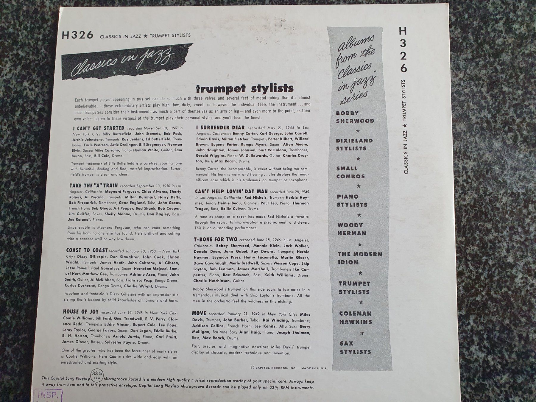 Dischi in vinile: Trumpet Stylists- LP – Usato da Grandval venduto da JeroenK 1