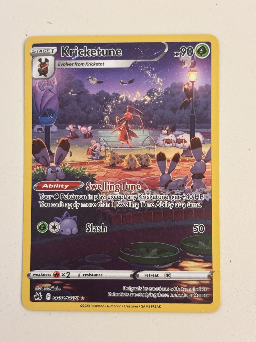 Pokémon Carte collezionabili: Carte Pokémon KRICKETUNE gg02 – Nuovo (secondo la descrizione) da lausanne venduto da helderj