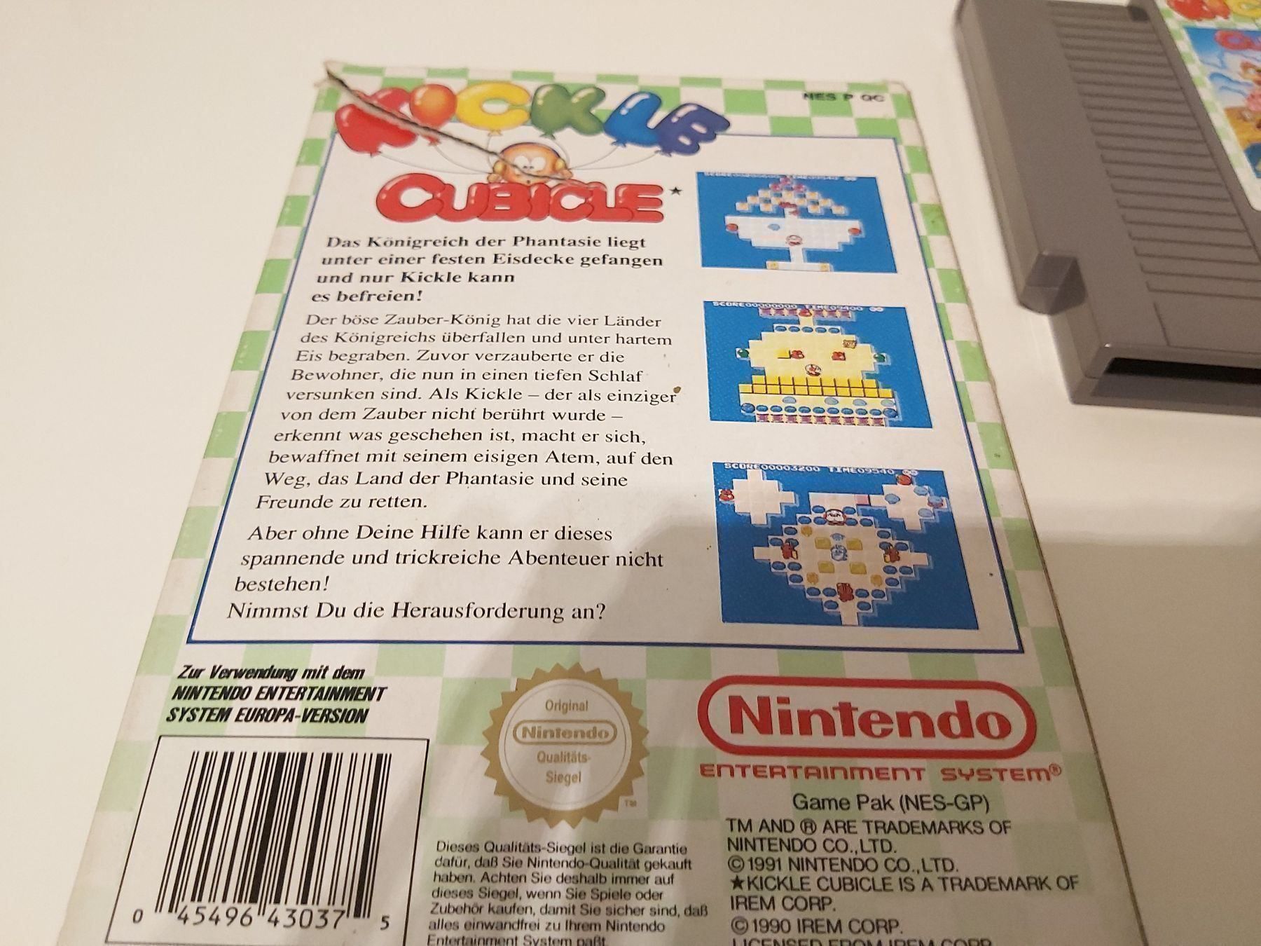 Giochi: Kickle Cubicle Nintendo NES Spiel OVP – Usato da Aarau venduto da Kaesekuchen2000 2
