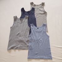 4 Unterhemden Tanktops Grösse 122/128 verschiedene Farben