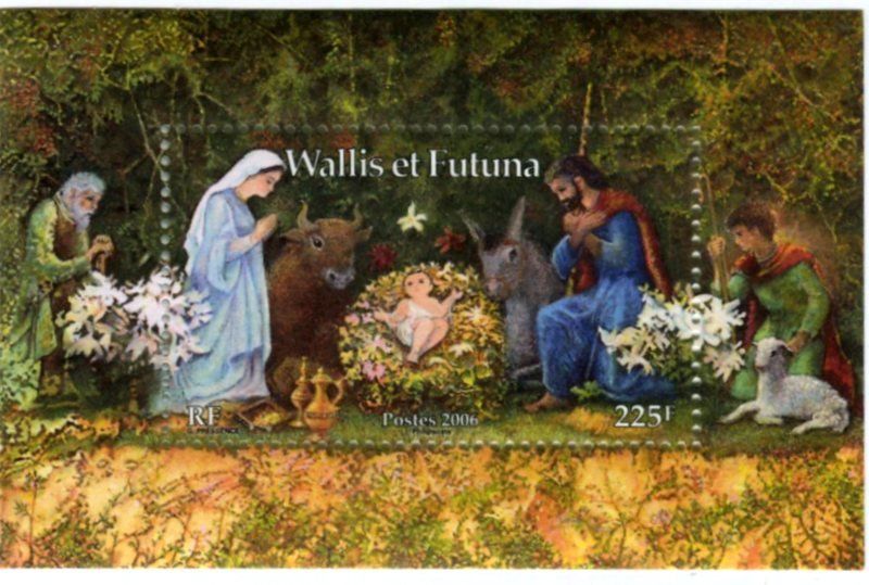 Tutti i francobolli: Block "Weihnachten". Wallis und Futuna – Nuovo e nell'imballaggio originale da Basel venduto da Butsch5