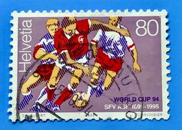 Nr.855 Fussball-Spielszene GESTEMPELT Sonderpostmarken I 