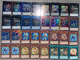 YuGiOh Seltenes Aufzieh Deck! Viele Platinum Secret Rare