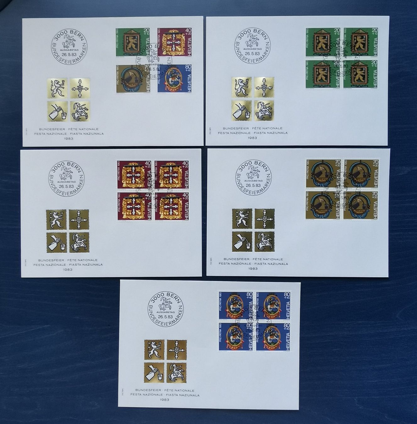 Alle Briefmarken: FDC PP 1983 – Neu (gemäss Beschreibung) aus Aadorf von Chnorli-Furz