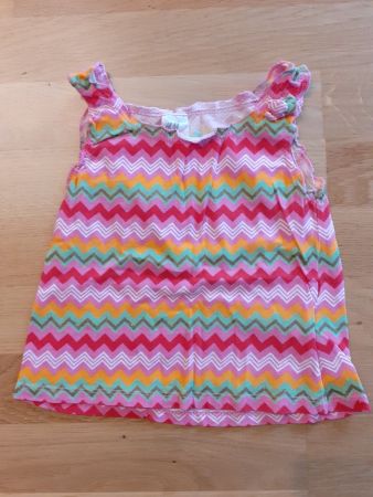 Ärmelloses Kleid, T-Shirt, Gr. 68-74