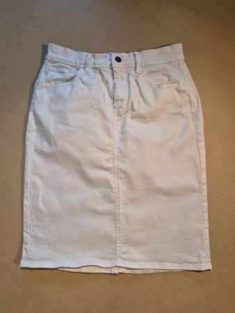 Jeansjupe weiss Gr. 4  OLD NAVY