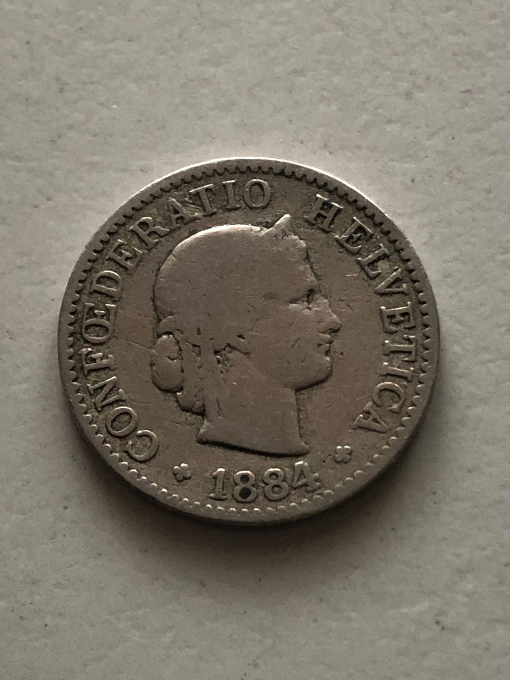 Toutes les monnaies: 5 Rp. 1884 – D'occasion à Schötz par Odpa