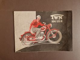 TWN BDG 125 H, Triumph Werke Nürnberg, Motorrad-Prospekt