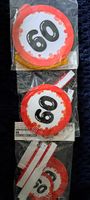 60. Geburtstag Deko Hängeschilder, Neu & Originalverpackt!