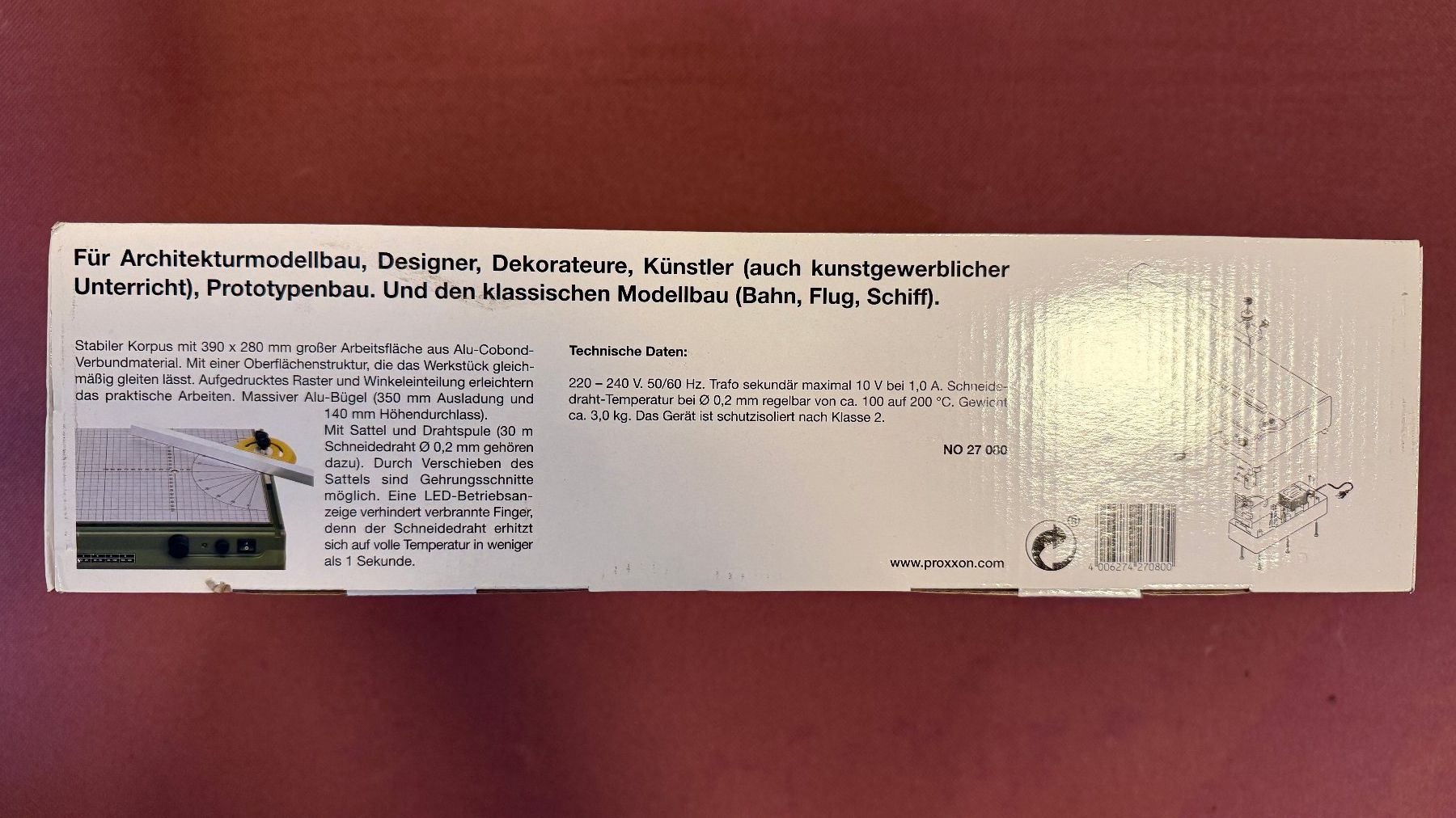 Proxxon Tutte le macchine: Heissdraht-Schneidegerät Thermocut – Nuovo e nell'imballaggio originale da Horgen venduto da Neuron007 5