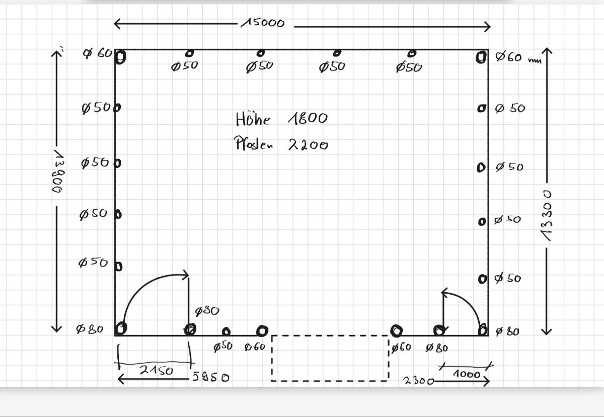 Recinzioni: Maschendrahtzaun; Diagonalgeflecht – Usato da Flaach venduto da tob_lz1f 4