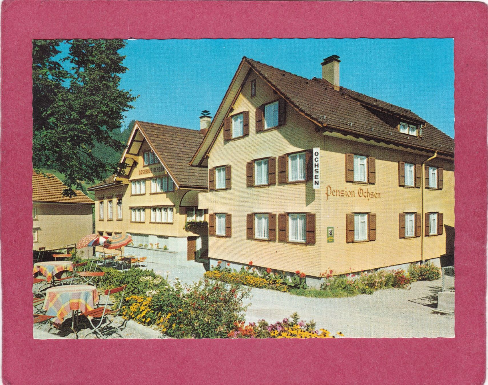 Ansichtskarten: Grub AR Restaurant Ochsen 1983 – Gebraucht aus Herisau von Lisegrat2008