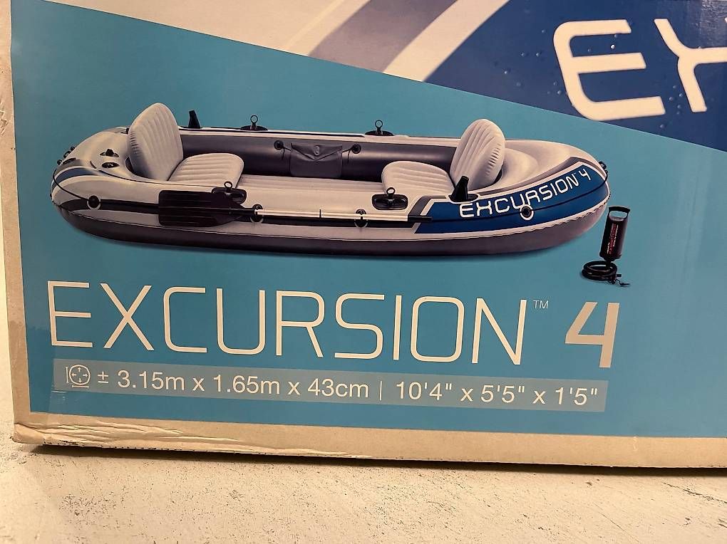 Boote: Schlauchboot Intex Excursion 4 Set – Neu (gemäss Beschreibung) aus Dübendorf von CoJo 2