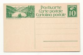 Bildpostkarte Davos, am See / Graubünden x9