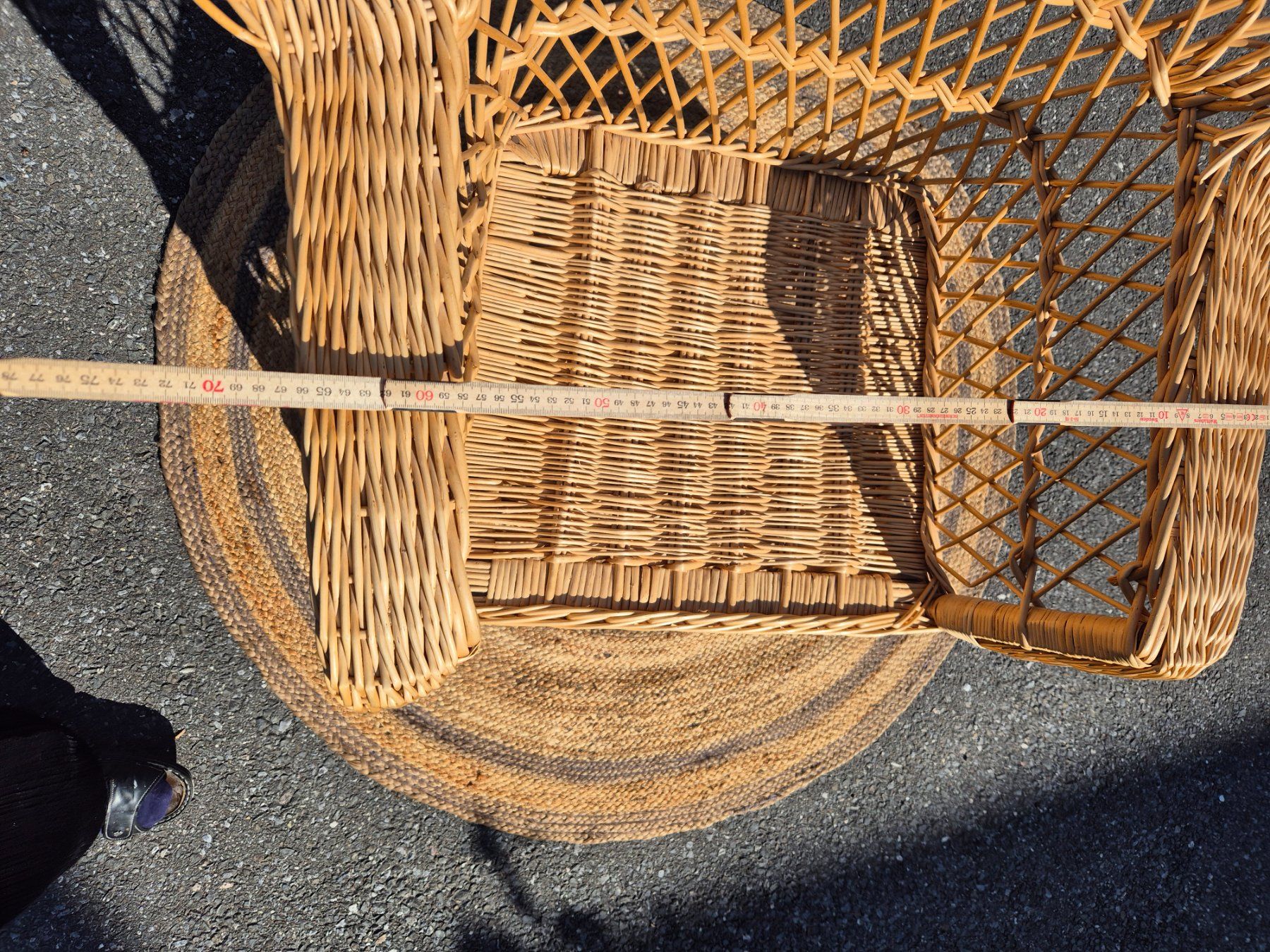 Poltrone: Fauteuil éventail en osier – Usato da Fully venduto da tameab 5