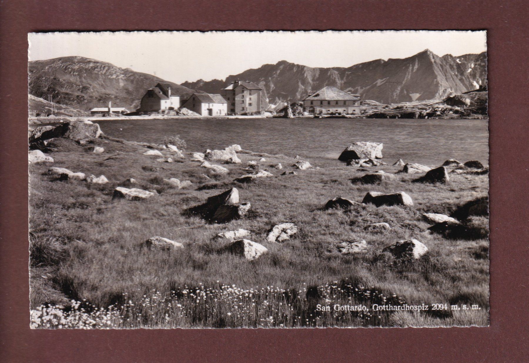 Cartoline postali: SAN GOTTARDO - Ospizio - 1952 – Usato da Pully venduto da nicecards