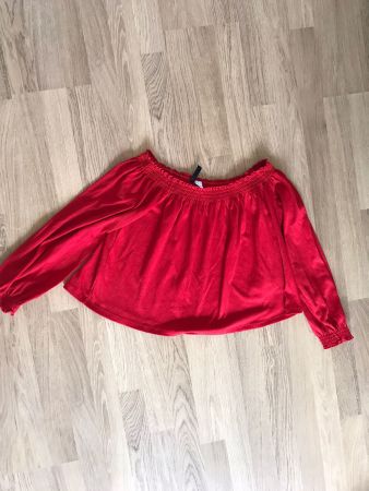 Off-Shoulder-Bluse H&M L