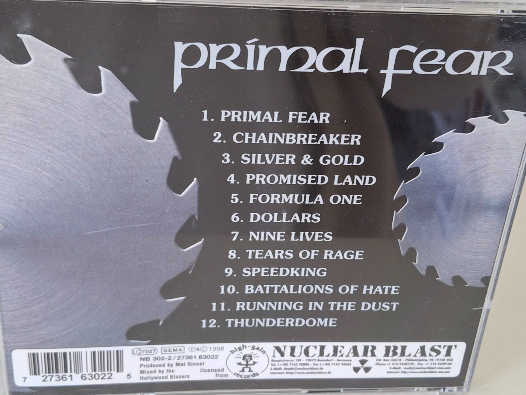 CDs: CD Primal Fear -  Primal Fear – Gebraucht aus Aarberg von Jackup1 1