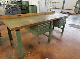 Lista Werkbank mit 2 Schubladenstock 250x80x88cm