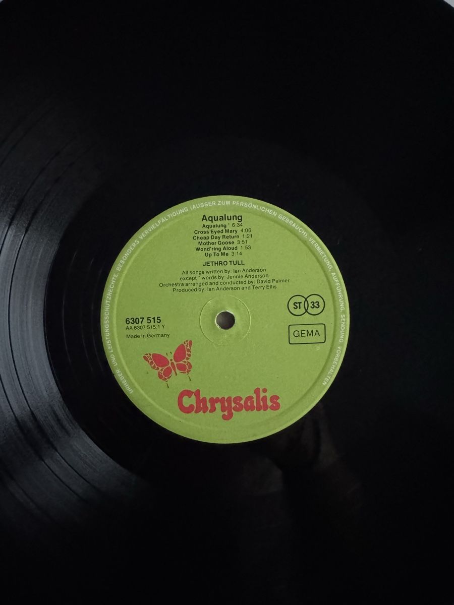 Dischi in vinile: Jethro Tull - Aqualung - LP - 70s – Usato da Rorbas venduto da BlackstarRecords 2
