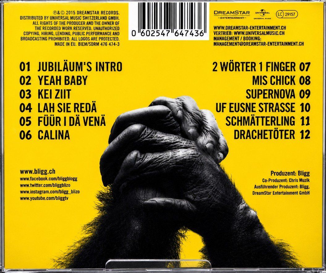 CD: CD Bligg, Instinkt - Mundart Pop, Nr. 879 – Nuovo e nell'imballaggio originale da Kottwil venduto da Crazyrolf 1
