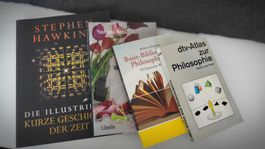 Bücher, Philosophie und Astrophysik, 4 Stk.