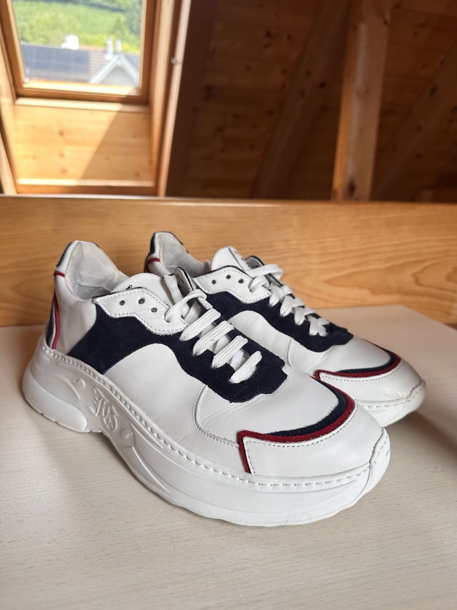 John Galliano Scarpe da uomo: John Galliano White/Navy Sneakers, Size 40 – Usato da Weiach venduto da Aleksandar.B