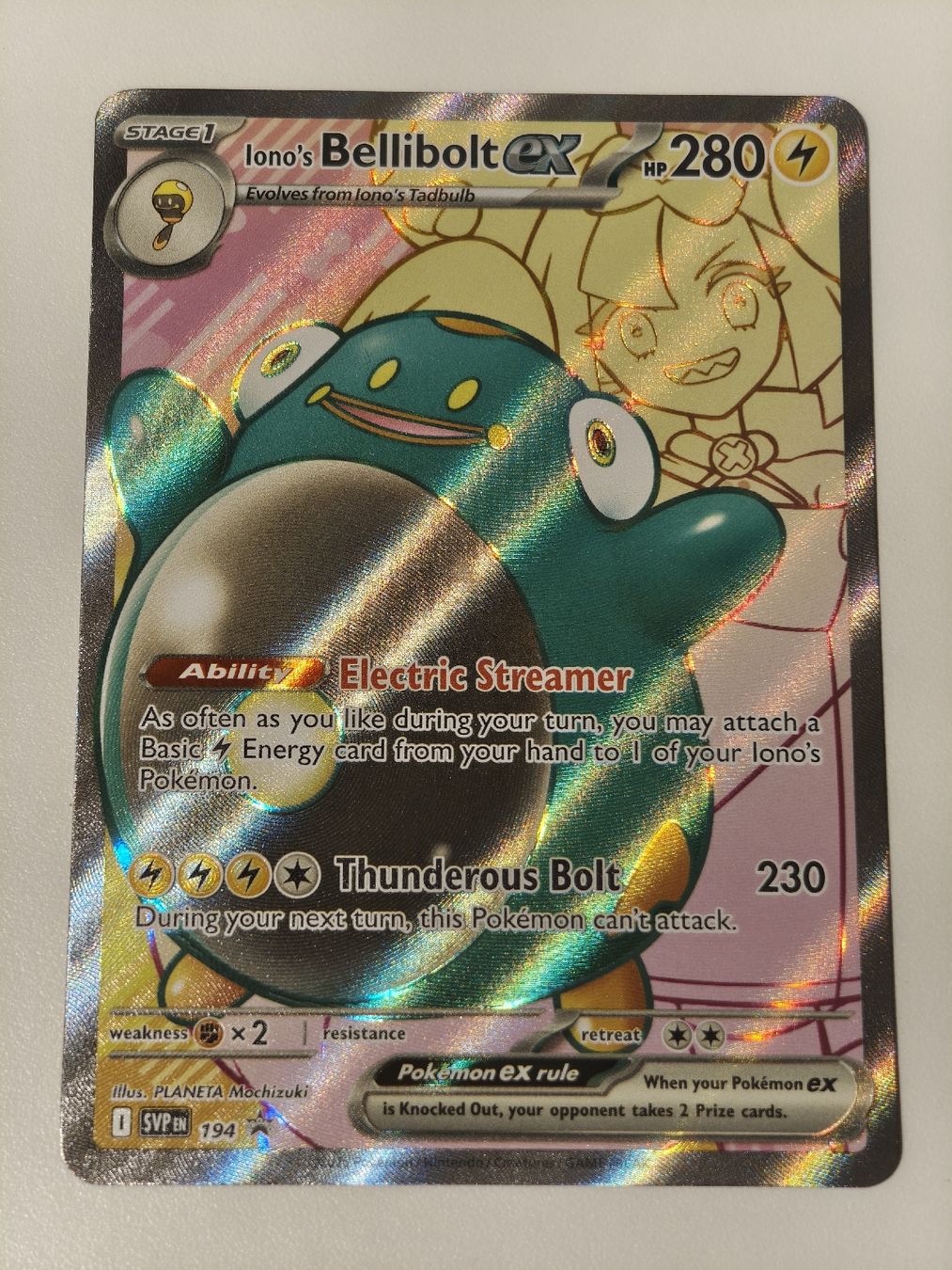 Pokémon Carte collezionabili: Bellibolt ex 194 Promo – Nuovo (secondo la descrizione) da Therwil venduto da Cordachu_Trade