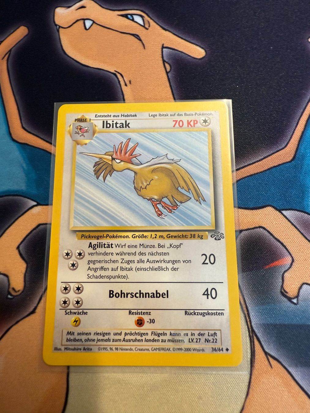 Pokémon Carte collezionabili: Ibitak (JU 36) - Jungle – Usato da Bülach venduto da Pfrenzel