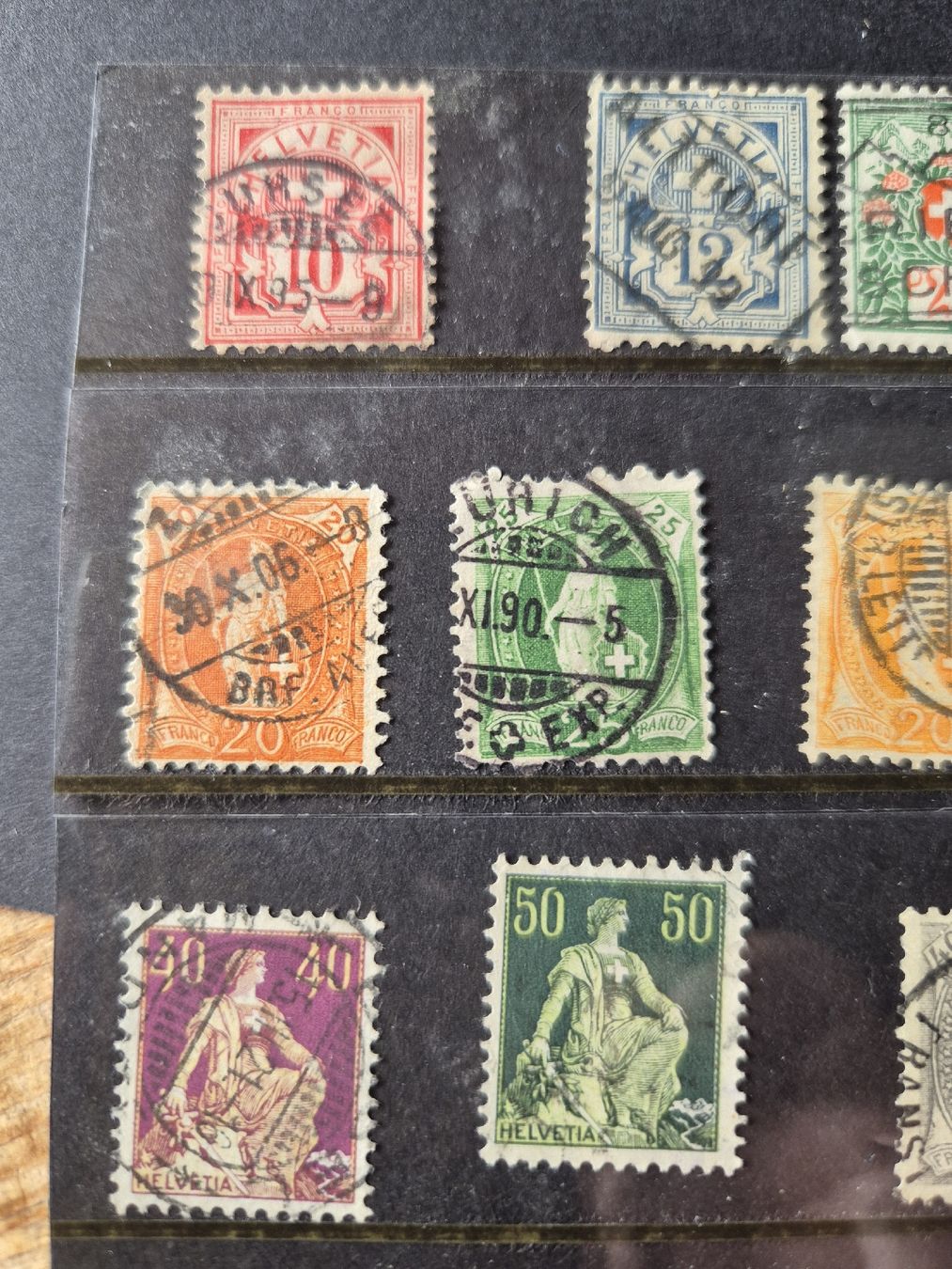 Alle Briefmarken: kleines lot altschweiz – Gebraucht aus Uznach von Fireblade7 2