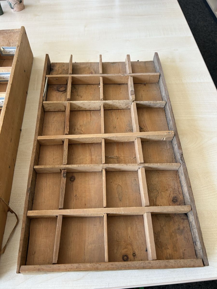 Articoli in legno: Antiker Setzkasten Holz – Nuovo (secondo la descrizione) da Zuchwil venduto da celixne 2