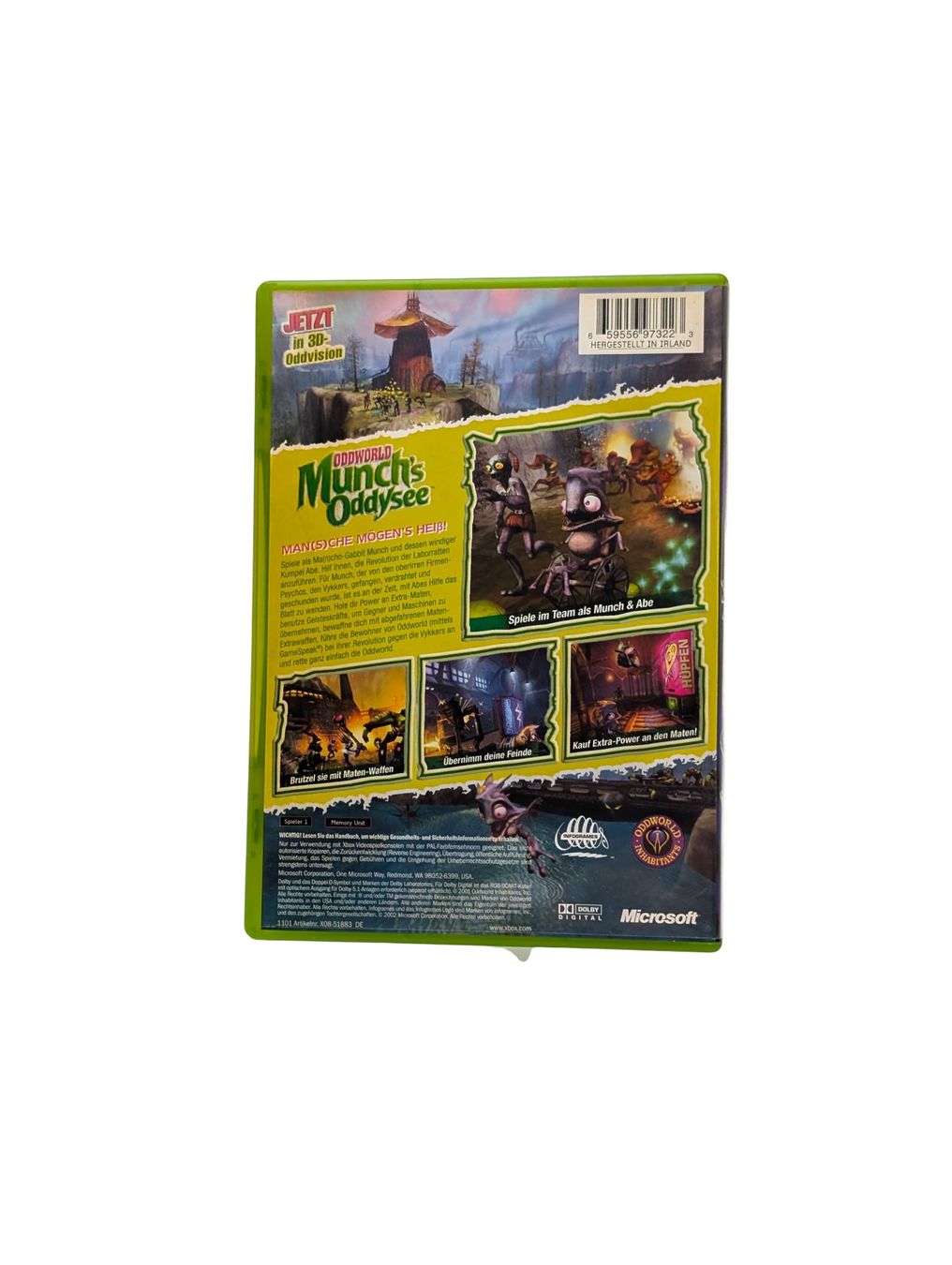 Microsoft Giochi: Oddworld: Munch’s Oddysee Xbox Classic – Usato da Domat/Ems venduto da IsseldorsShop 1