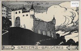 Pro Juventute - Greierz Gruyers - Künstler-Karte