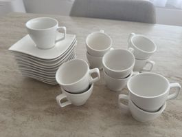 11x Cucina & Tavola Melody Espressotassen 