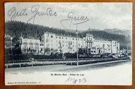 St. Moritz Bad - Hotel du Lac 1923