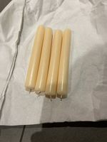 4 weisse Kerzen