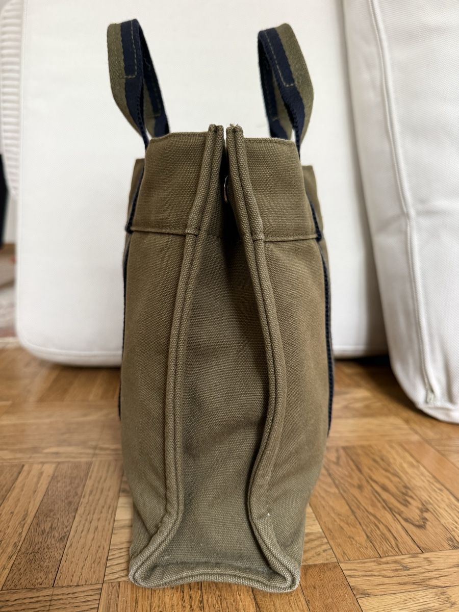 Hermès Borse: Hermes Fourre Tout Canvas Bag – Usato da Zürich venduto da sawe96 2