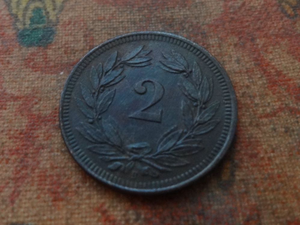 Tutti le monete: 2 Rp. 1907   (F) – Usato da Romanel-sur-Lausanne venduto da Swift13 1