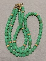 Chrysopras Kette und Armband 