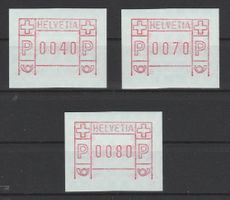 Tastensatz Nr. 5II mit fehlender Grundlinie postfrisch