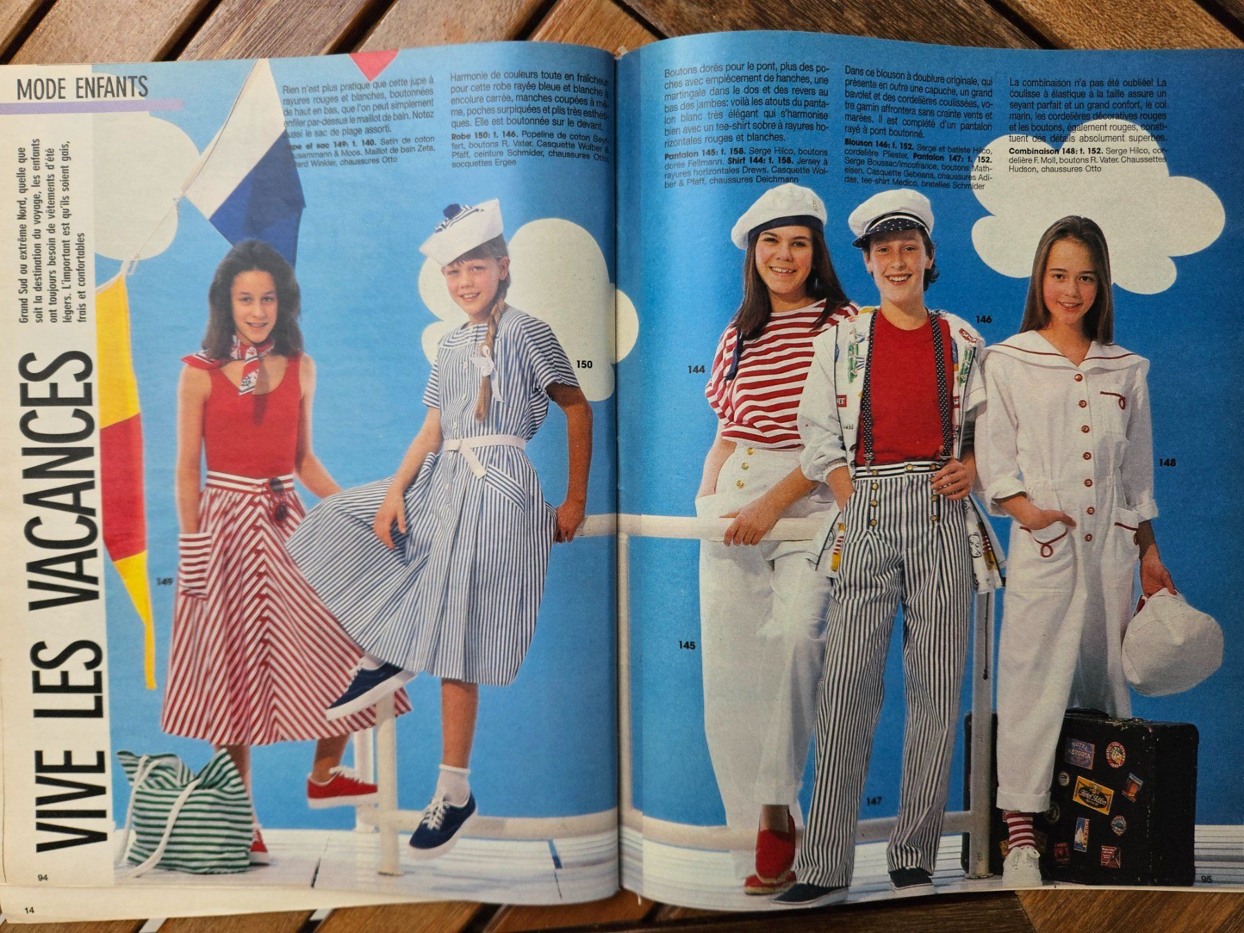 Schnittmuster: Burda juin 1990 / tout pour les vacances – Gebraucht aus Lausanne von tal_01 9