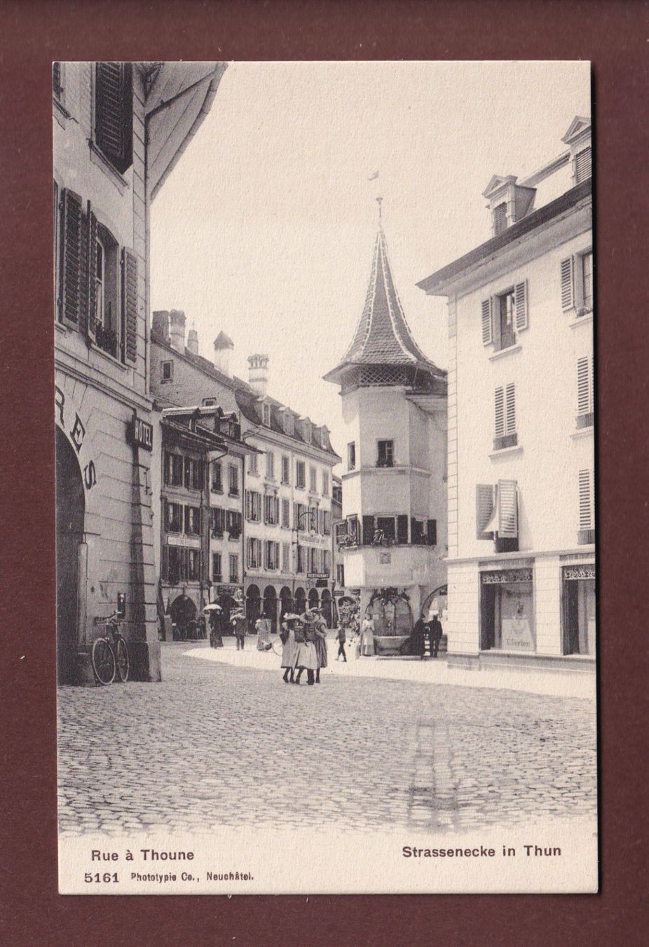 Cartoline postali: THUN - Strassenecke – Usato da Pully venduto da nicecards