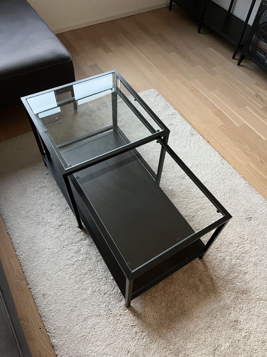Ikea Tavoli: Couchtisch aus Glas und Metall – Usato da Arbon venduto da Vauxhall92
